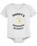 Daddy's Drinking Buddy Cute Baby Bodysuit 