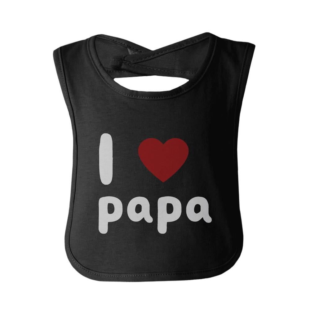 I Love Papa Cute baby Bibs