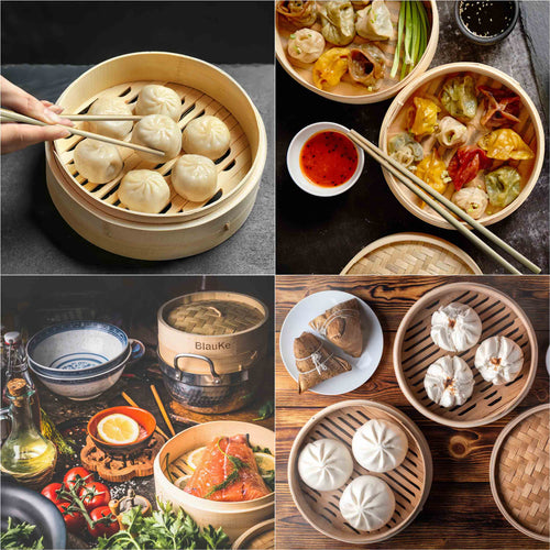 Bamboo Steamer for Cooking - variety