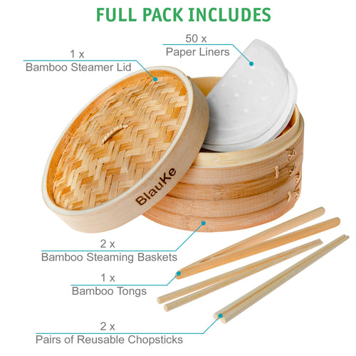 Bamboo Steamer for Cooking