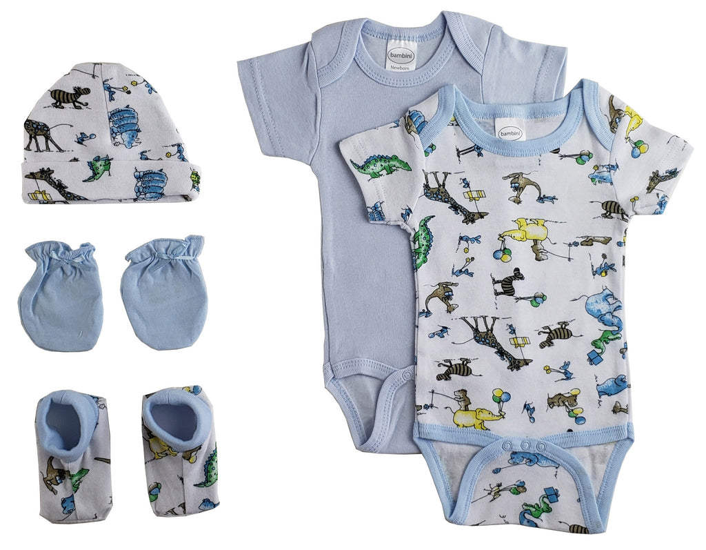 Baby Boys 5 Pc Layette Baby Shower Gift