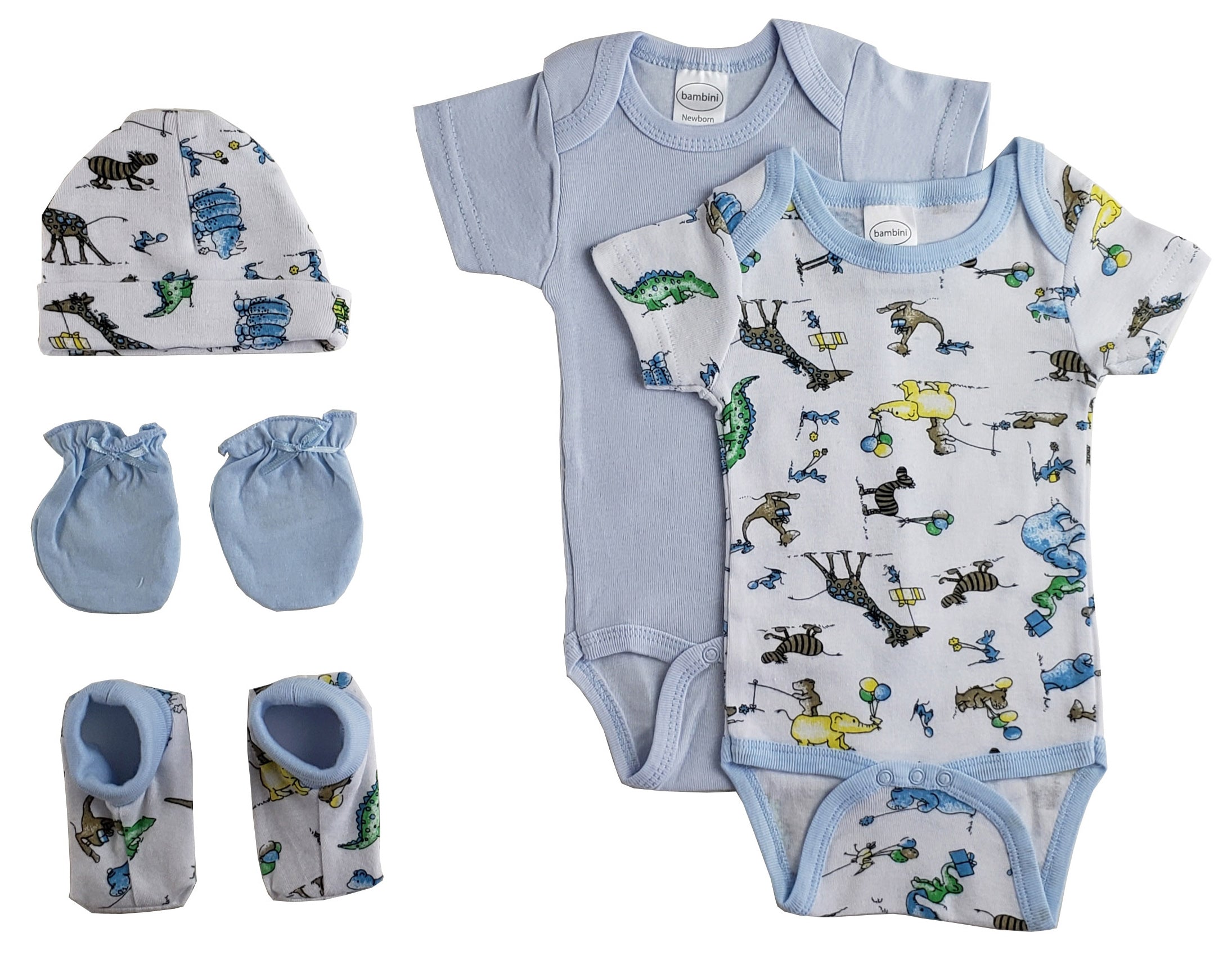 Baby Boys 5 Pc Layette Baby Shower Gift