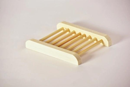 2-Pack Natural Bamboo Soap Bar Dish