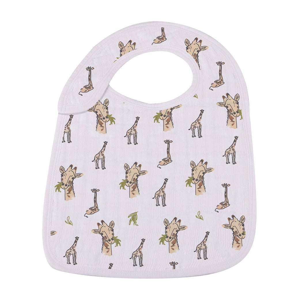Bamboo Muslin Snap Bibs 3PK